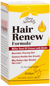 Hair Renew Formula 60 softgels Hair Renew nourishes hair from the inside containing mullett seed oil. Clinically studied botanicals support age related hair loss, dry, brittle and dull looking hair. Buy Hair Renew at a discount at Seacoast.com.